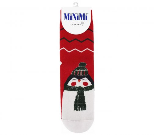 Minimi Носки Inverno 3300-4 Пингвин One Size Красный
