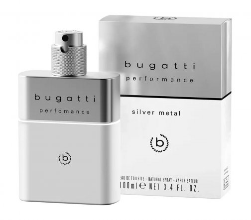 Bugatti Men Performance Silver Metal Туалетная вода 100мл