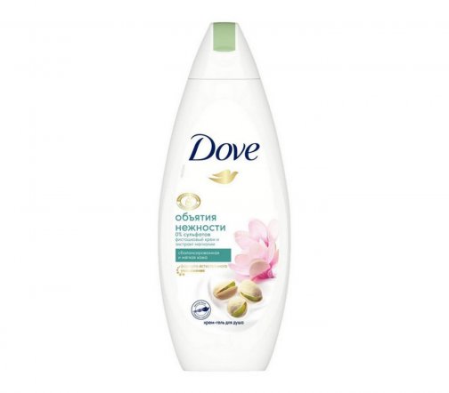 Dove Крем-гель для душа Объятия нежности Фисташковый крем и магнолия