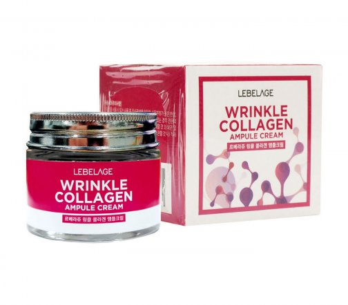 Lebelage Ampule Cream Wrinkle Collagen Крем антивозрастной для лица 70мл