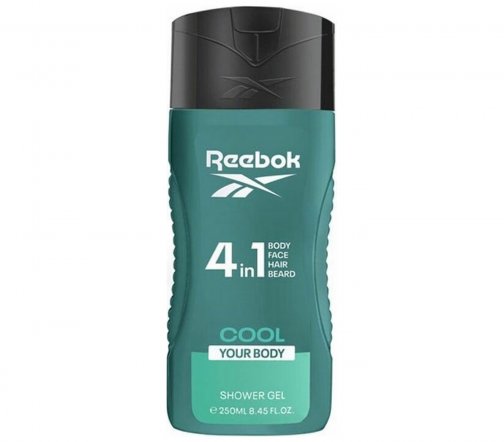 Reebok Men Cool Your Body Гель для душа 4в1 250мл