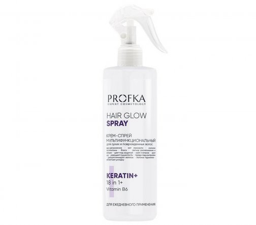 Profka Expert Cosmetology Крем-спрей мультифункциональный для сухих волос Keratin+ 18в1 250мл