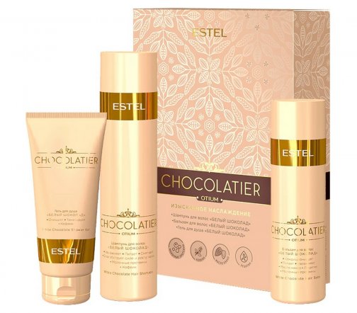 Estel Otium Chocolatier Набор Изысканное наслаждение Шампунь 250мл++Бальзам 200мл+Гель для душа 200м