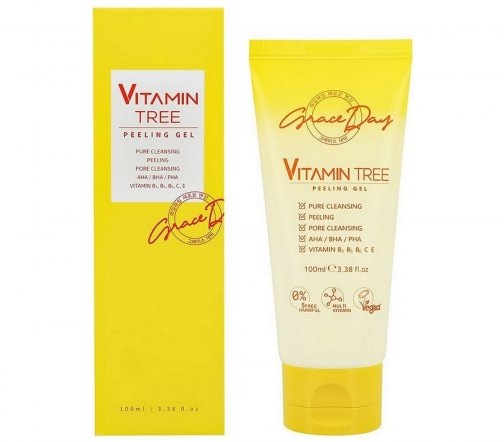 Grace Day Vitamin Tree Гель-скатка функциональный для лица с витаминным комплексом 100мл