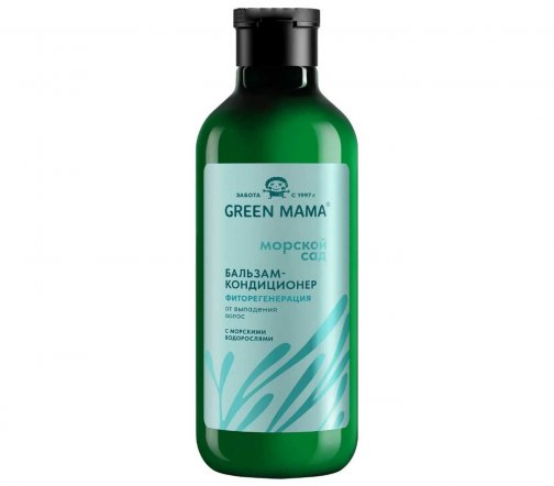 Green Mama Морской сад Бальзам-кондиционер от выпадения волос Фиторегенерация 400мл