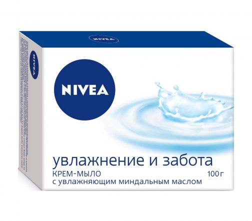 Nivea Крем-мыло Увлажнение и забота 100г