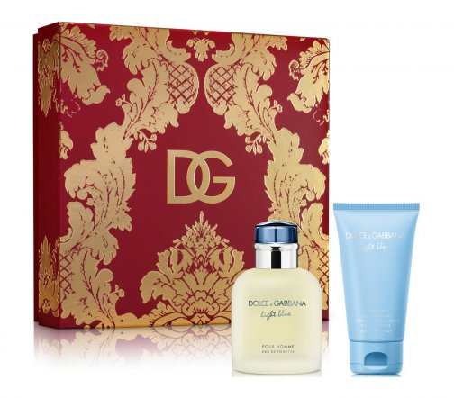 Dolce&Gabbana Men Light Blue Набор Парфюмерная вода 75мл+Лосьон 50мл