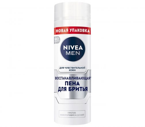 Nivea Men Пена восстанавливающая для бритья для чувствительной кожи 200мл