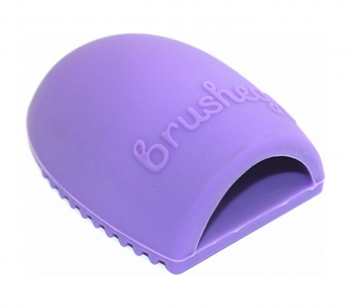 TNL Professional Щетка для чистки косметических кистей Brushegg Фиолетовая
