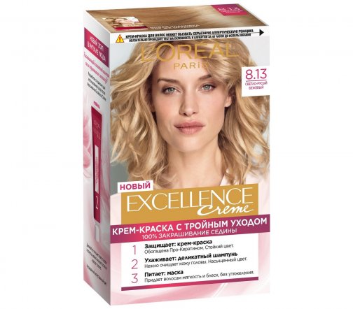 L'Oreal Paris Excellence Краска для волос 8.13