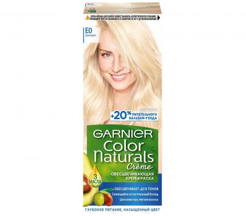 Garnier Color Naturals Крем-краска для волос Е0 Суперблонд