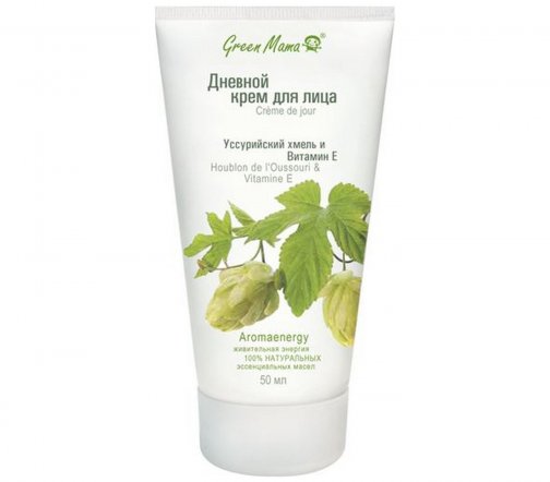 Green Mama Формула Тайги Крем дневной для лица Уссурийский хмель и Витамин Е