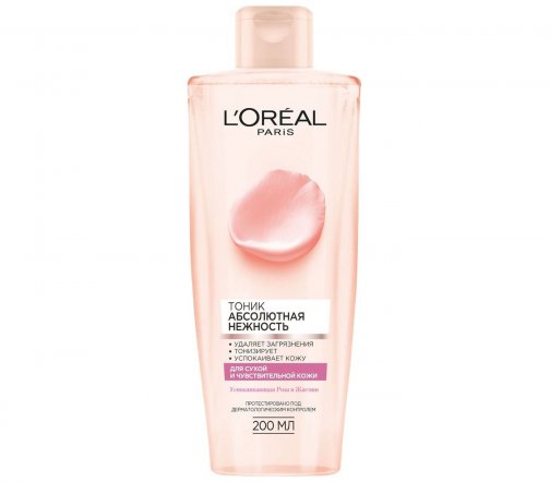 L'Oreal Paris Абсолютная Нежность Тоник для сухой и чувствительной кожи 200мл