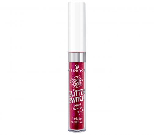 Essence Помада жидкая Cosmic Cuties Glitter Switch 03 Sparkling Bordeaux