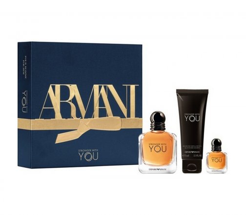 Giorgio Armani Men Emporio Stronger With You Набор Туалетная вода 50мл+7мл+Гель для душа 75мл