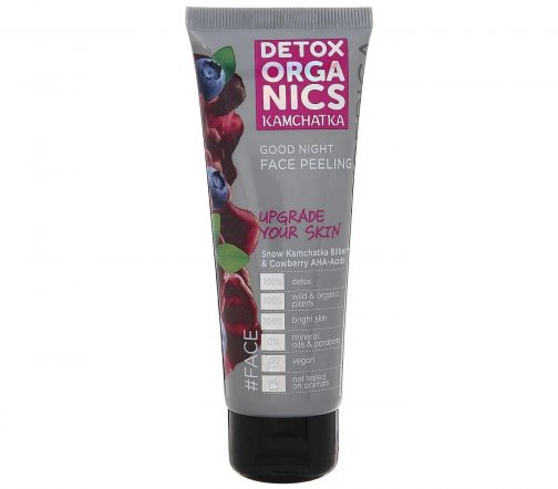 Natura Siberica Detox Organics Kamchatka Микропилинг ночной для лица 75мл