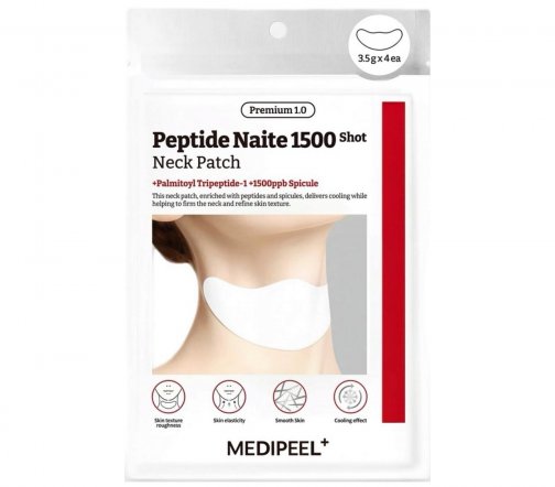 Medi-Peel Premium Peptide Naite 1500 Патч-маска премиальная омолаживающая для шеи 3.5грх4шт