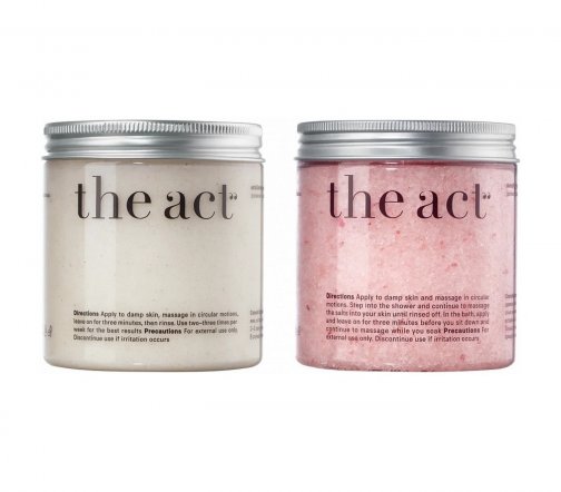 The Act Набор Скраб-бальзам для тела Кокос 300гр+Детокс-краб для ног Грейпфрут 300гр