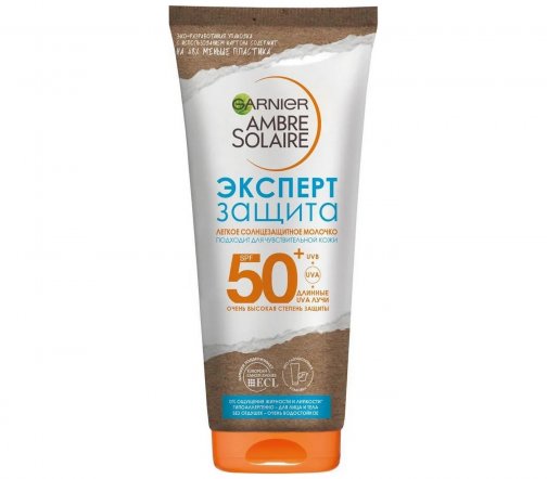 Garnier Ambre Solaire Молочко солнцезащитное легкое Эксперт защита SPF50+ 200мл