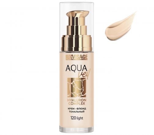 Luxvisage Тональный крем-флюид Aqua Veil Hyaluron