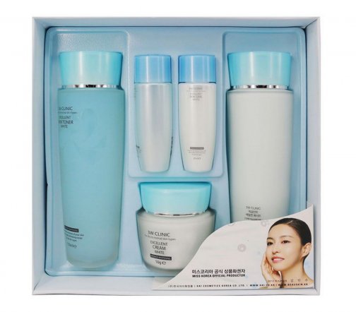 3W Clinic Excellent White Набор для лица отбеливающий