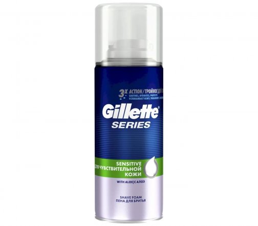 Gillette Men Sensitive Skin Пена для бритья для чувствительной кожи 100мл