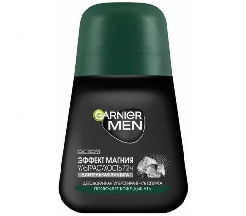 Garnier Men Дезодорант-антиперспирант ролик Эффект магния Ультрасухость 50мл