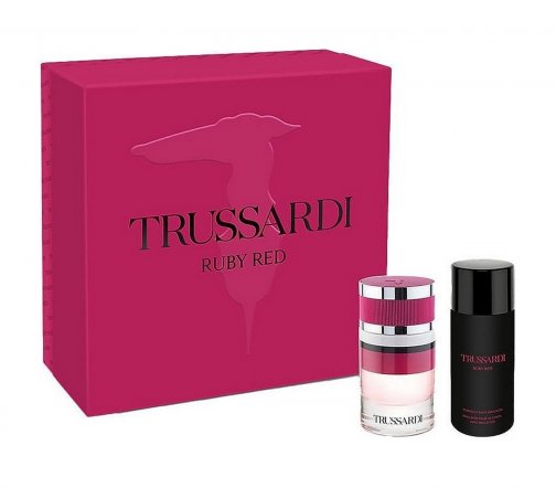 Trussardi Ruby Red Набор Парфюмерная вода 60мл+Эмульсия для тела 125мл