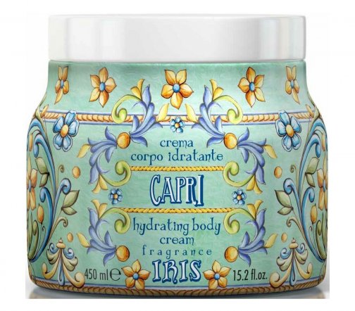 Rudy Le Maioliche Крем увлажняющий для тела Каприйский ирис 450мл