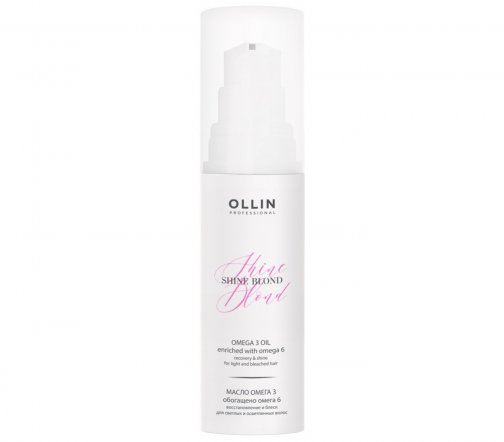 Ollin Professional Shine Blond Масло Омега-3 для светлых и осветленных волос 50мл