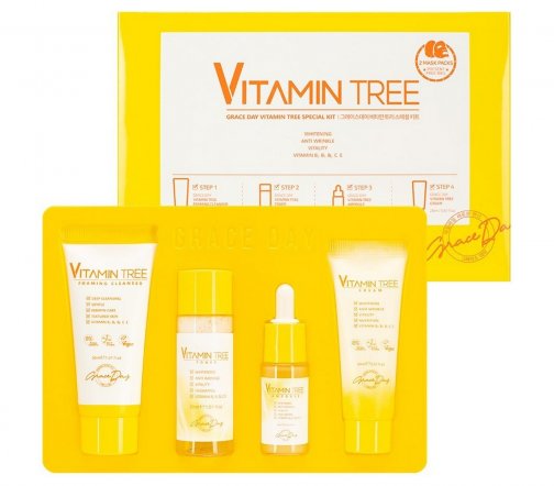 Grace Day Vitamin Tree Набор Пенка 30мл+Тонер 30мл+Крем 20мл