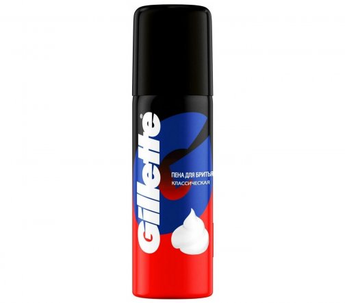 Gillette Уход Пена для бритья Классическая 50мл