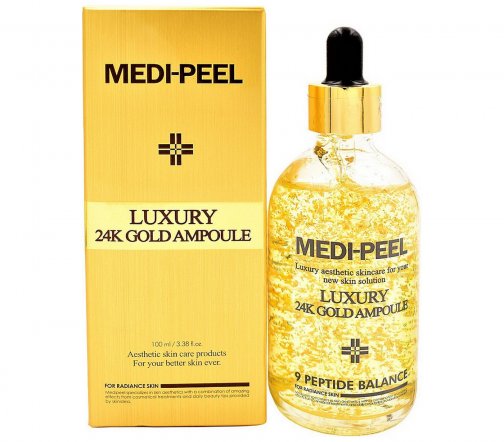 Medi-Peel Luxury 24K Gold Ampoule Сыворотка-эссенция ампульная с экстрактом золота для лица 100мл