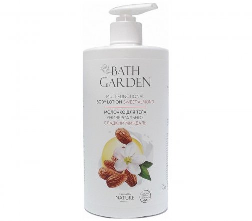 Bath Garden Молочко для тела универсальное сладкий миндаль, 750 мл