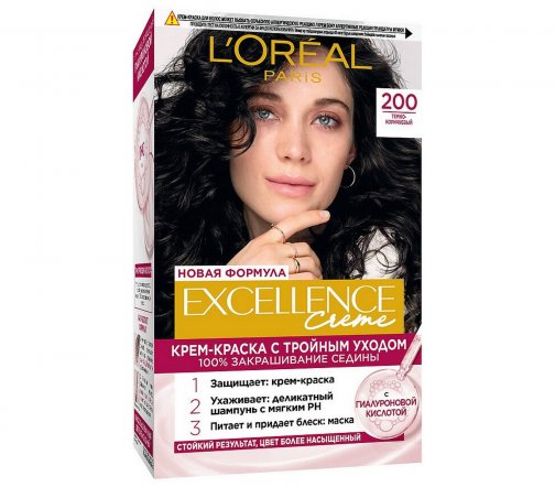 L'Oreal Paris Excellence Краска для волос 2.00 Темно-коричневый