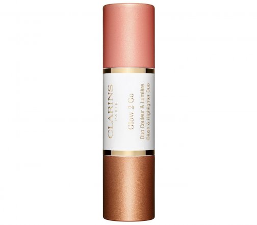 Clarins Румяна-хайлайтер Glow To Go