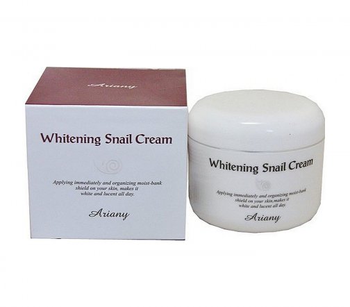 Ariany Whitening Snail Крем для лица с экстрактом улитки восстанавливающий 100мл