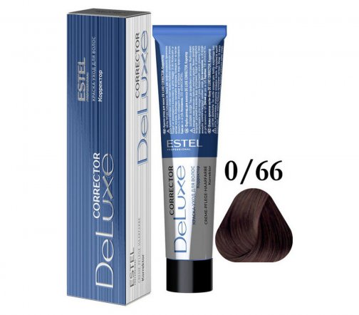 Estel De Luxe Краска-корректор 0/66 Фиолетовый