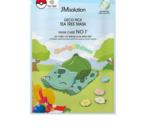 JMSolution Mask Deco Pick Tea Tree Маска тканевая для лица с экстрактом чайного дерева,