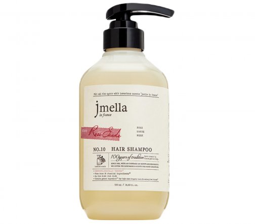 JMella in France Шампунь парфюмированный для волос Rose Suede 500мл