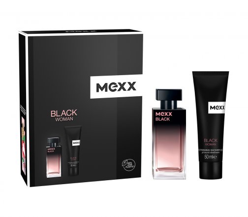 Mexx Black Woman Набор Туалетная вода 30мл+Гель для душа 50мл