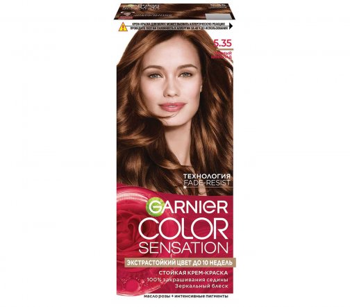 Garnier Color Sensation Роскошь цвета Крем-краска для волос 5.35 Пряный шоколад