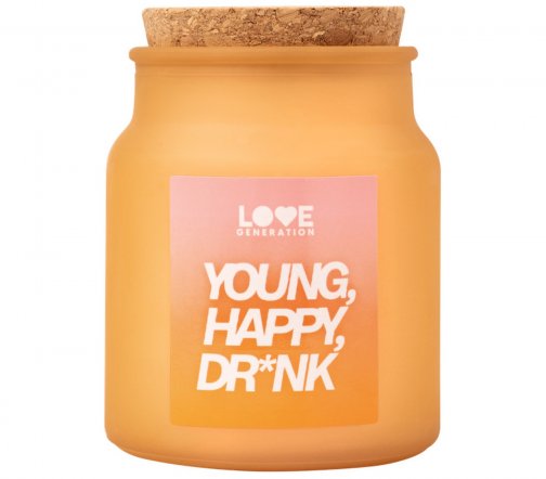 Love Generation Свеча Young, Happy, Dr*nk