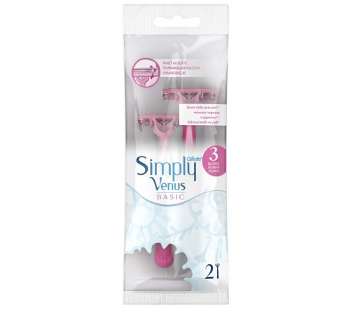 Gillette Venus Simply3 Basic Станок одноразовый 2шт