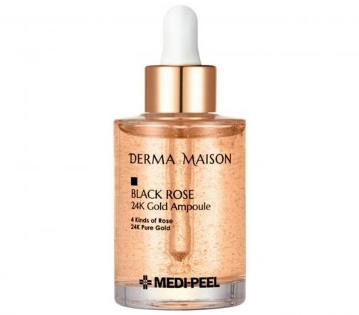 Medi-Peel Derma Maison Black Rose 24K Gold Сыворотка ампульная с золотом и розой 95мл