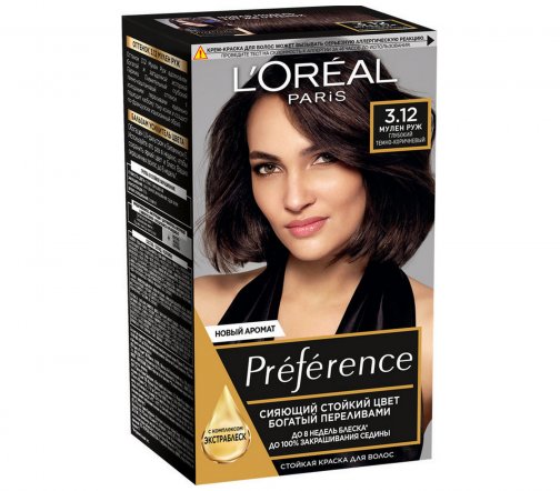 L'Oreal Paris Preference Краска для волос 3.12