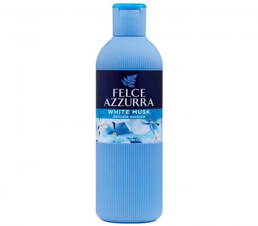 Felce Azzurra Гель парфюмированный для ванны и душа Аромат нежности Белый мускус 650мл