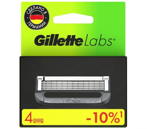 Gillette Men Labs Кассета сменная 4шт