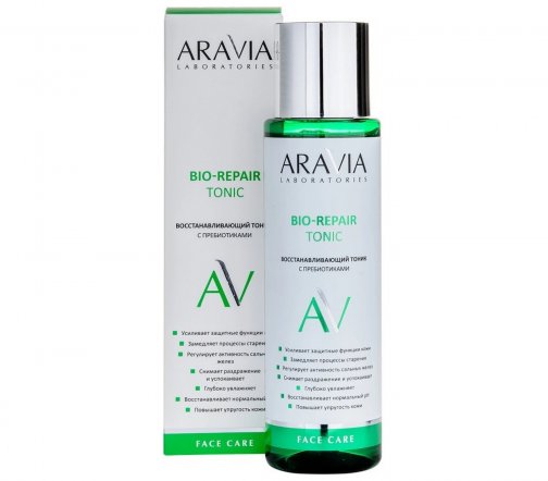 Aravia Laboratories Тоник восстанавливающий для лица с пребиотиками 250мл