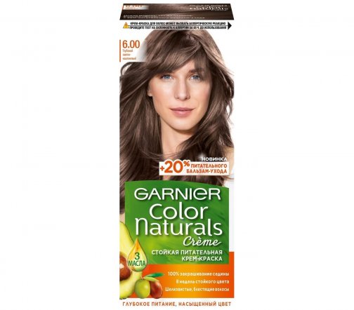 Garnier Color Naturals Крем-краска для волос 6.00 Глубокий светло-каштановый
